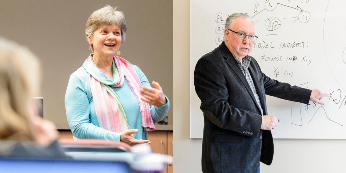 Photos of clinical faculty members Karen Solheim and Roger Brown